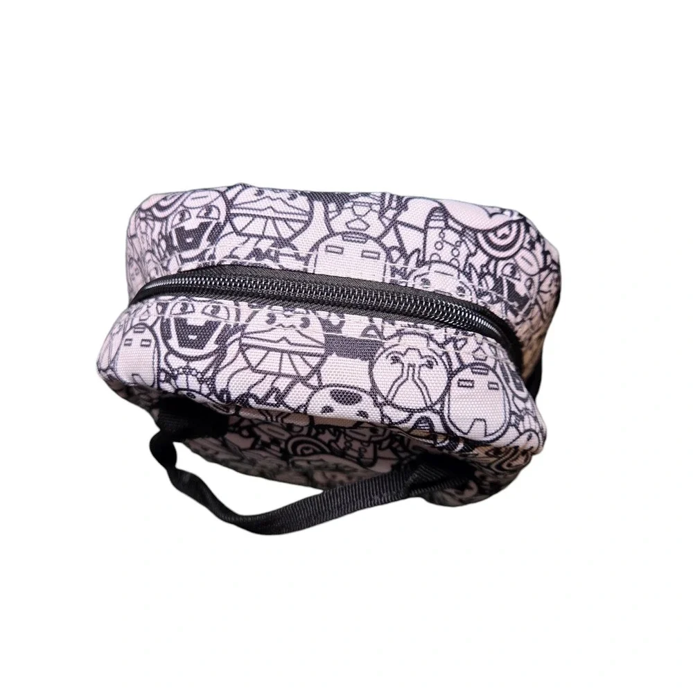 Yoobi Marvel Black White Superheroes Insulated Lunch Bag